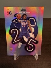 2025-26 Topps Basketball VJ Edgecombe C25-3 Class of 2025 Case Hit SSP 76ers ROY