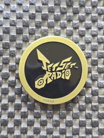 Jet Set Radio Sega Shop UK Coin Medal Exclusive Rare Promo GENESIS SATURN CD 32