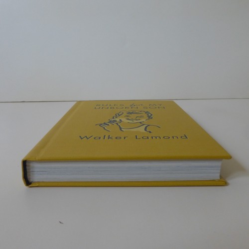 Rules for My Unborn Son Walker Lamond Hardcover Book 2009 Inscribed Signed - Picture 14 of 19
