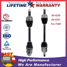 Front CV Axle Shaft for 66-4250 66-4251 2010-2012 Acura TSX  2.4L 2009 Acura TSX