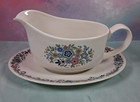 Vintage 1973 ROYAL DOULTON  Made in England SHERWOOD Gravy Boat & Underplate — photo 4