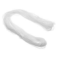 1mm 109 Yard Waxed Polyester Cord Milky White for Jewelry Making
