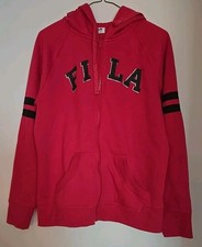 FILA Hoodie Girls Pink Size Large Zip-Up Hoodie Sweatshirt
