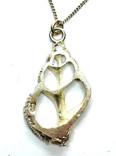 Vintage 1978 SJW Stewart John Wilson ST. Silver Seashell Section Pendant 11.9 gr