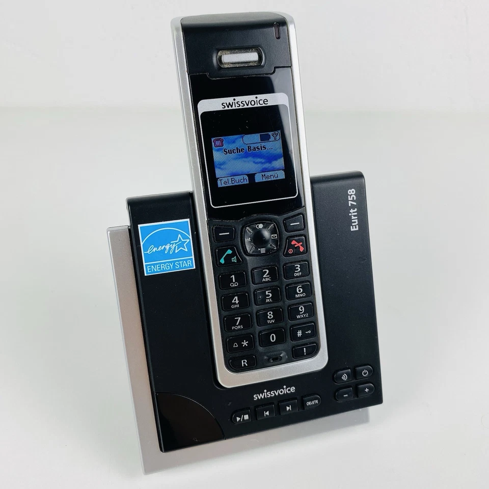 Swissvoice Avena Eurit 748/758 Solo ISDN DECT Telefon Schnurlos Anrufbeantworter - Bild 2 von 4
