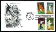 USA, SCOTT # 4698-4701, ARTCRAFT FDC COVER - INNOVATIVE CHOREOGRAPHERS YEAR 2012