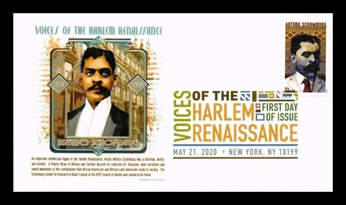 US COVER FIRST DAY OF ISSUE PANDA CACHET ARTURO SCHOMBERG