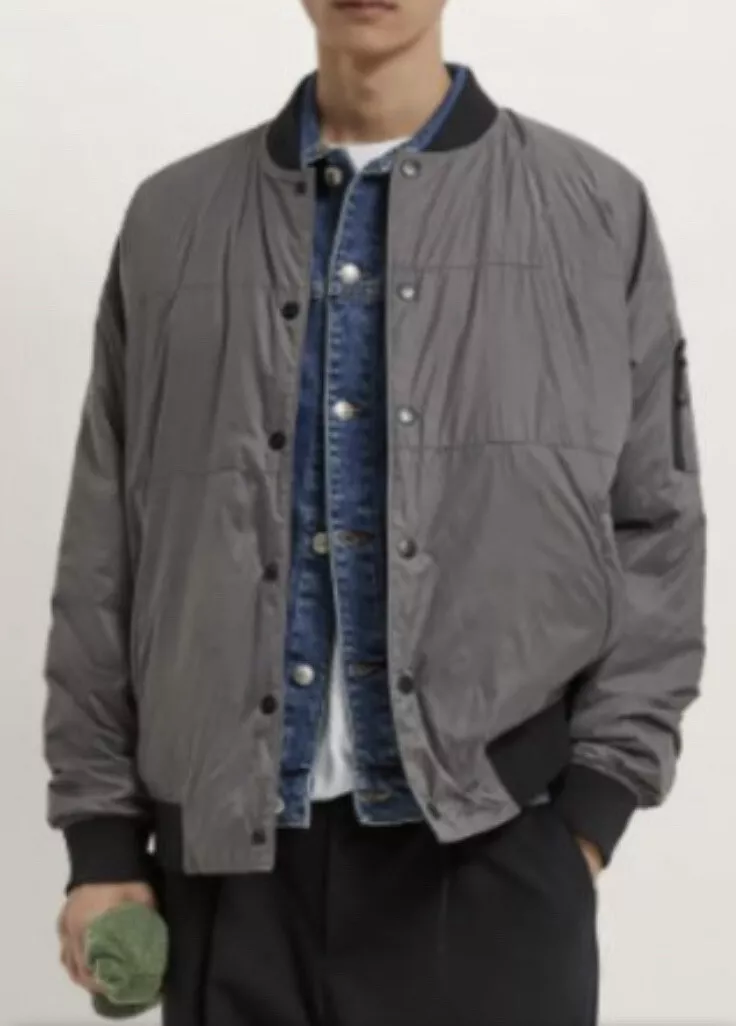 Zara mens sales grey jacket