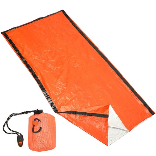 PE tendance Aluminum Film Sleeping Bag Lovers Travel Storage Sack Survival