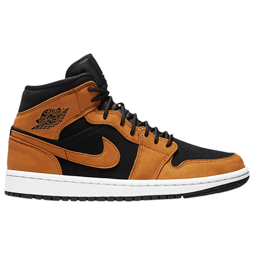 Jordan Air Jordan 1 Mid SE GS, Black Pale Ivory Desert Ore | Graffitishop