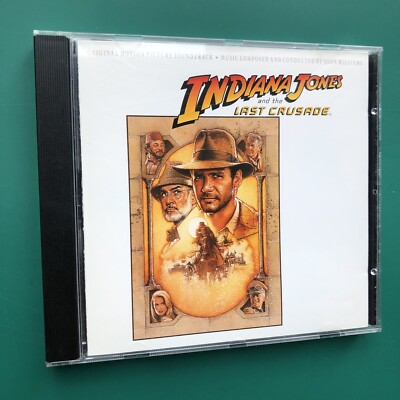John Williams INDIANA JONES LAST CRUSADE Film Soundtrack Score CD Harrison Ford