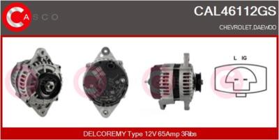 CAL46112GS CASCO Generator für CHEVROLET