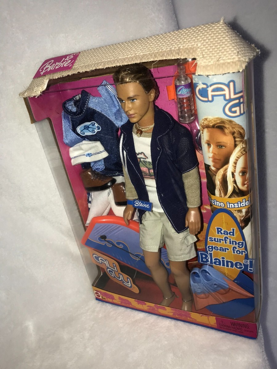 Poupée Barbie Vintage Blaine Cali Guy 2004 + Haut De Cali Girl - Mattel