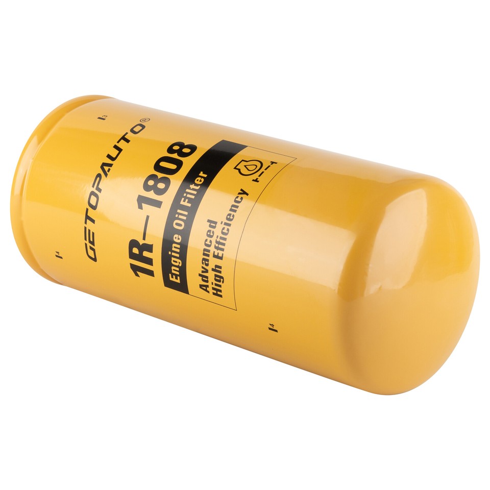 GETOPAUTO 6-Pack Oil Filter – Replaces 1R-1808, 275-2604, P551808 – For Diesel & Heavy Equipment