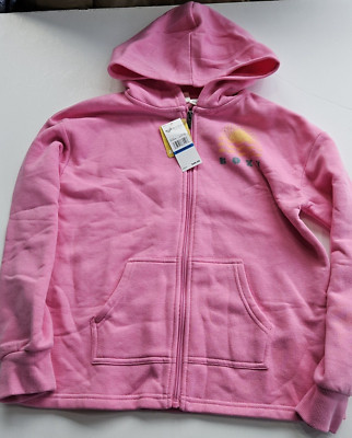 Roxy Big Girl's XL 16 Hooded Sweatshirt Hoodie Zip Sachet