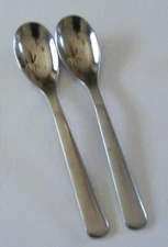 2 Place Spoon Studio William SUW1 Stainless Satin Plain 