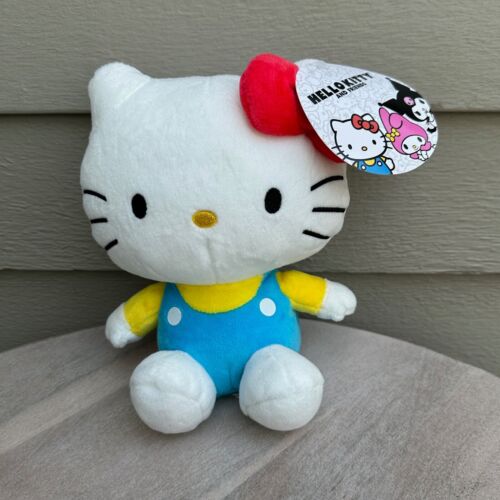 Hello Kitty Soft Figure Sanrio Hello Kitty and Friends Plush Toy New Red Bow - Picture 1 of 9