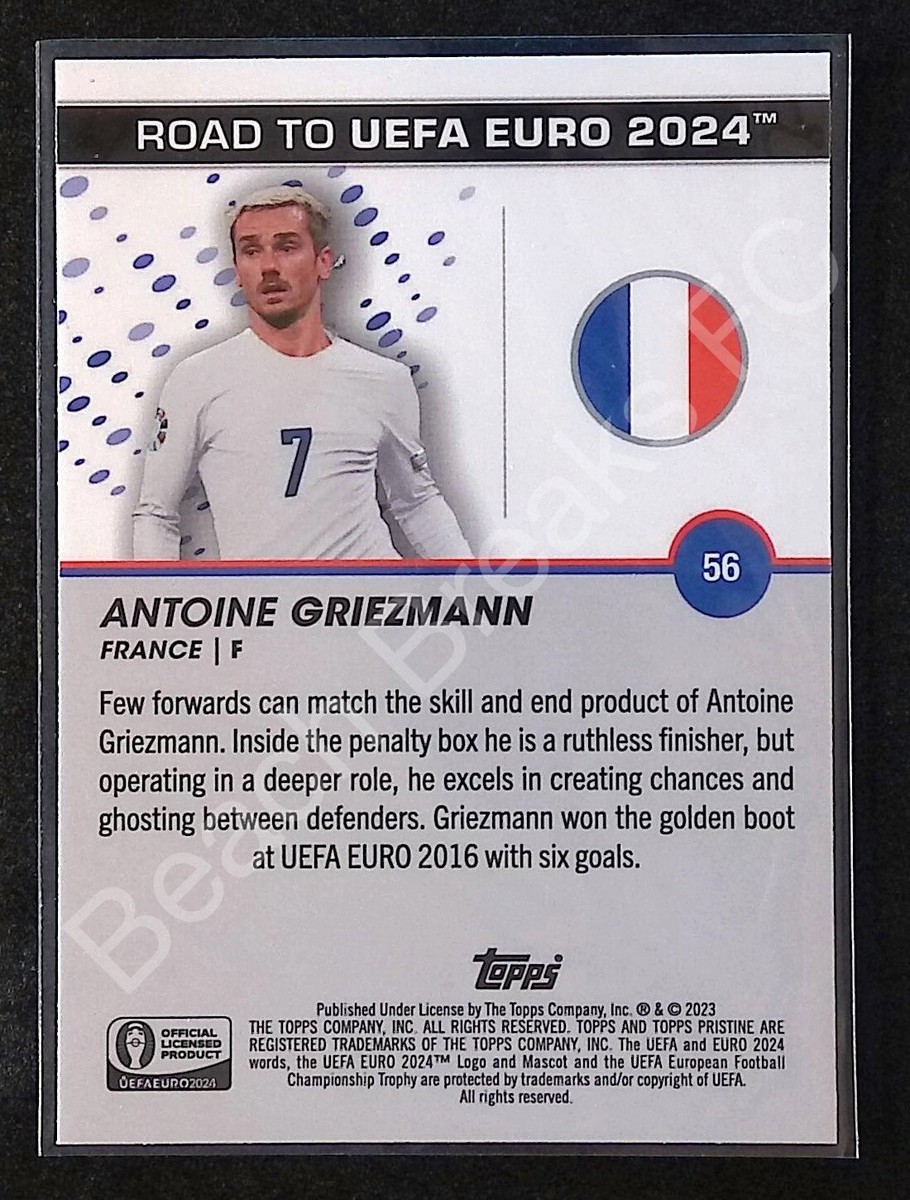 Antoine Griezmann FRANCE 2023-24 Topps Pristine Euro Base | eBay
