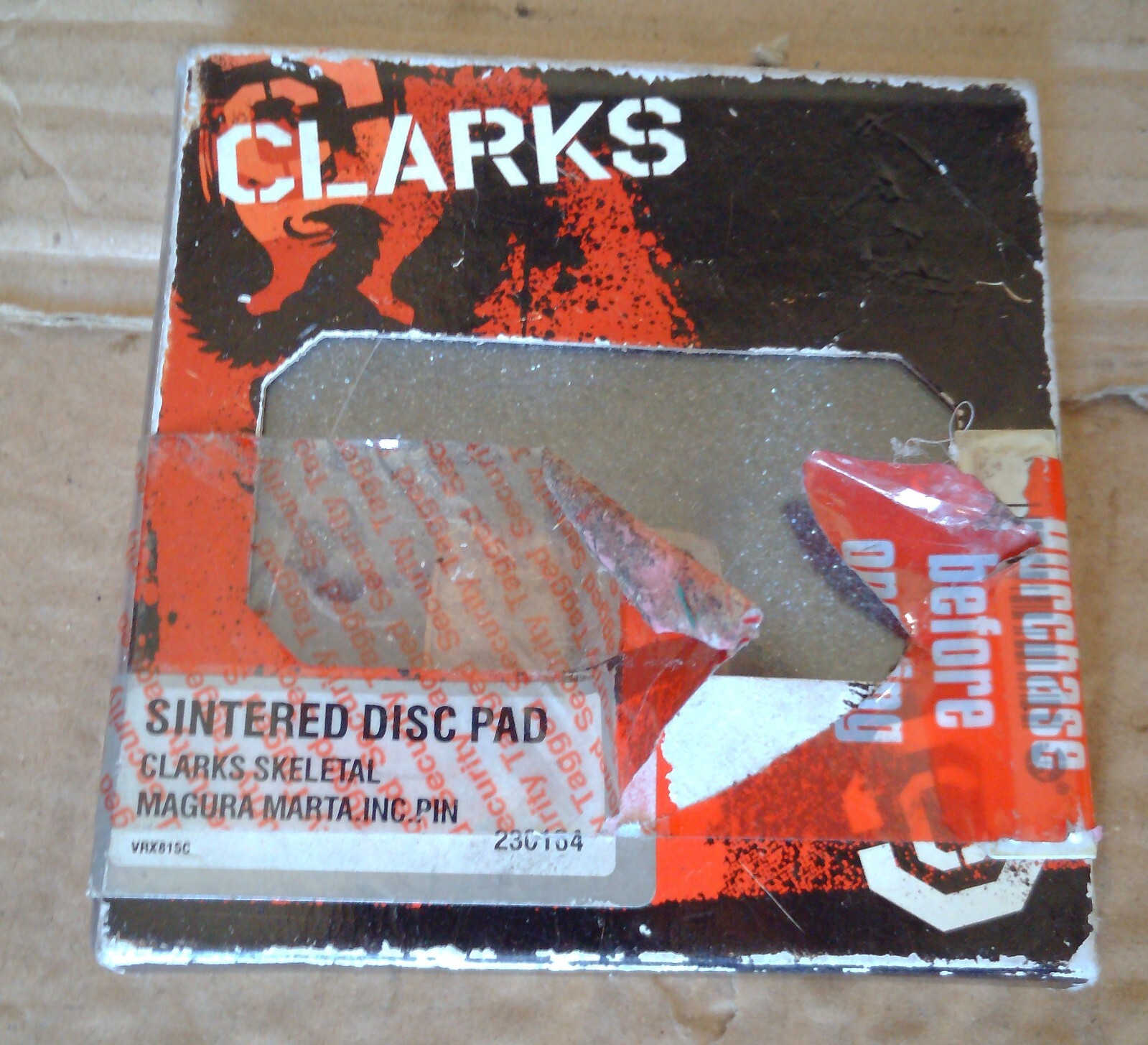 CLARKS SKELETAL MAGURA MARTA DISC BRAKE PADS, VRX815C