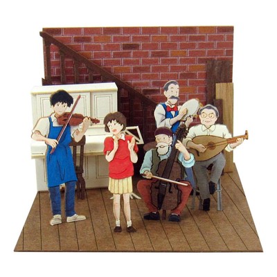 (JAPAN) Studio Ghibli mini Whisper of the Heart ensemble paper craft MP07-52