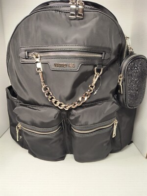 Madden NYC Leather Backpack with Silver Accents Madden NYC Women main image 4