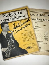 Fox Album E Flat Saxophones Solos With Piano Accompaniment Volume 1  2