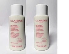 2-PK Clarins Velvet Cleansing Milk Alpine Golden Gentian Lemon Balm 3.3 Oz NWOB