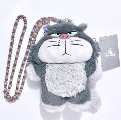 Disney Store Lucifer Fluffy Plush Shoulder Bag Cinderella Pochette