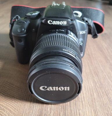 Canon EOS 450D Spiegelreflexkamera + EF-S 18-55 IS Objektiv zzgl. 55-250