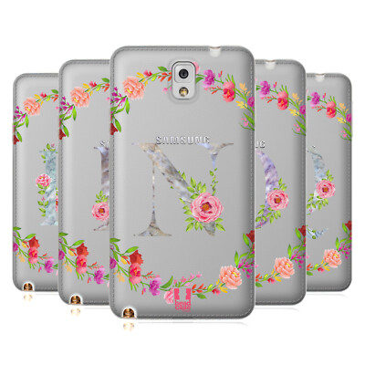 HEAD CASE DESIGNS DECORATIVE INITIALS 2 SOFT GEL CASE FOR SAMSUNG PHONES 2