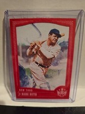 2018 Diamond Kings Red Frame #1 Babe Ruth