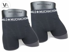 2 pack Muchachomalo men's boxer shorts cotton08 cotton black size XXL