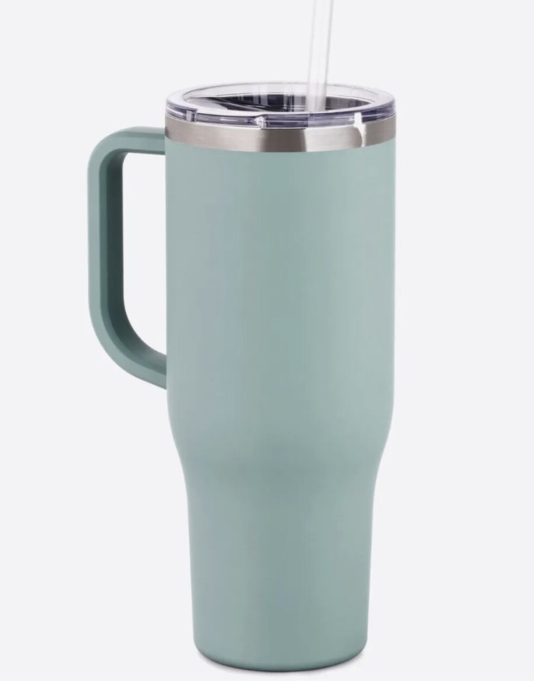 Maars Charger 40 oz Insulated Travel Insulated Cup Handle Lid with