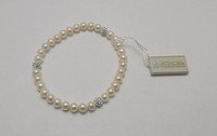 Honora Bridal Wedding Freshwater Pearl Crystals Stretch White Bracelet 7.5 Honora Bridal Wedding Freshwater Pearl Crystals Stretch White Bracelet 7.5