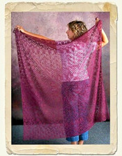 Goddess Knits "Summer into Fall" Shawl