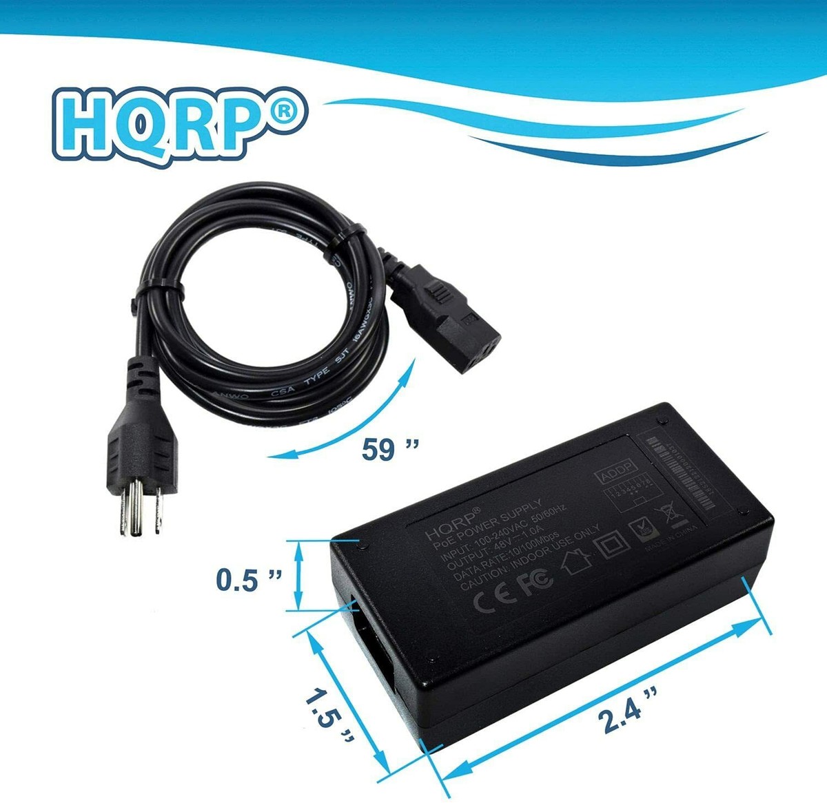 Guy-Tech AC Adapter Compatible With Cisco SPA501G SPA502G SPA504G - Foto 7