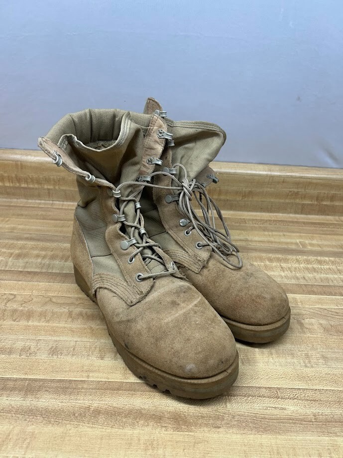 Vibram Boots Mens 7.5 Wide Hot Weather Ankle Army Combat 