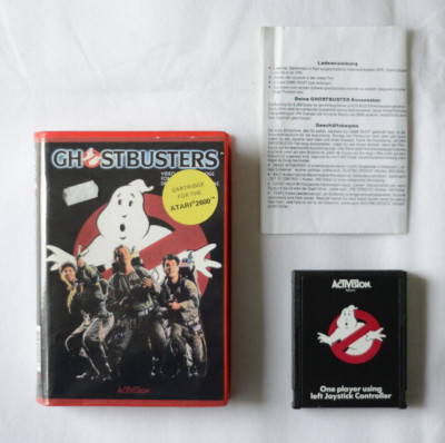 GHOSTBUSTERS - Atari 2600 Videospiel, Activision, inkl OVP + Anleitung, TOP!