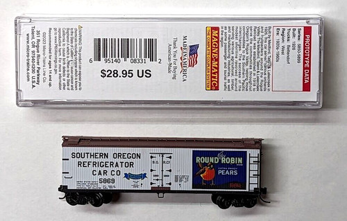 MTL Micro-Trains 04900945 49945 Round Robin Pear SORC 5869 madera refrigerador coche | Zustand: New