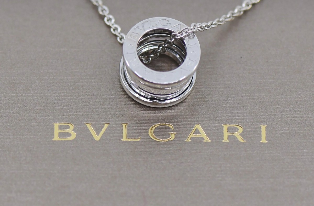 Bulgari 18K White Gold Necklace