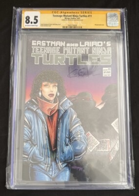 * Teenage Mutant Ninja Turtles #11 CGC 8.5 KEVIN EASTMAN SIGNATURE!
