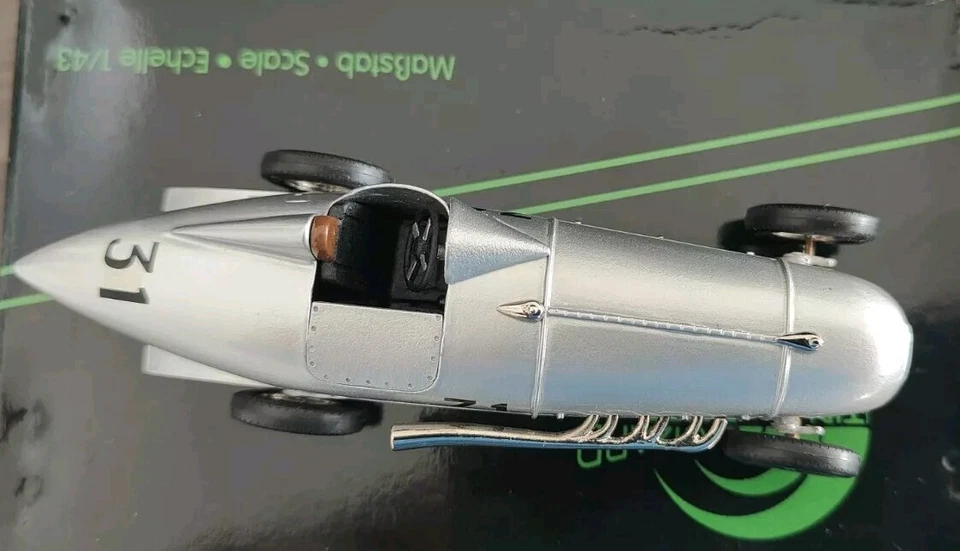 Tin Wizard Mercedes SSKL Streamliner #31 Race 1:43 Handmade, Rare - Image 3 of 4