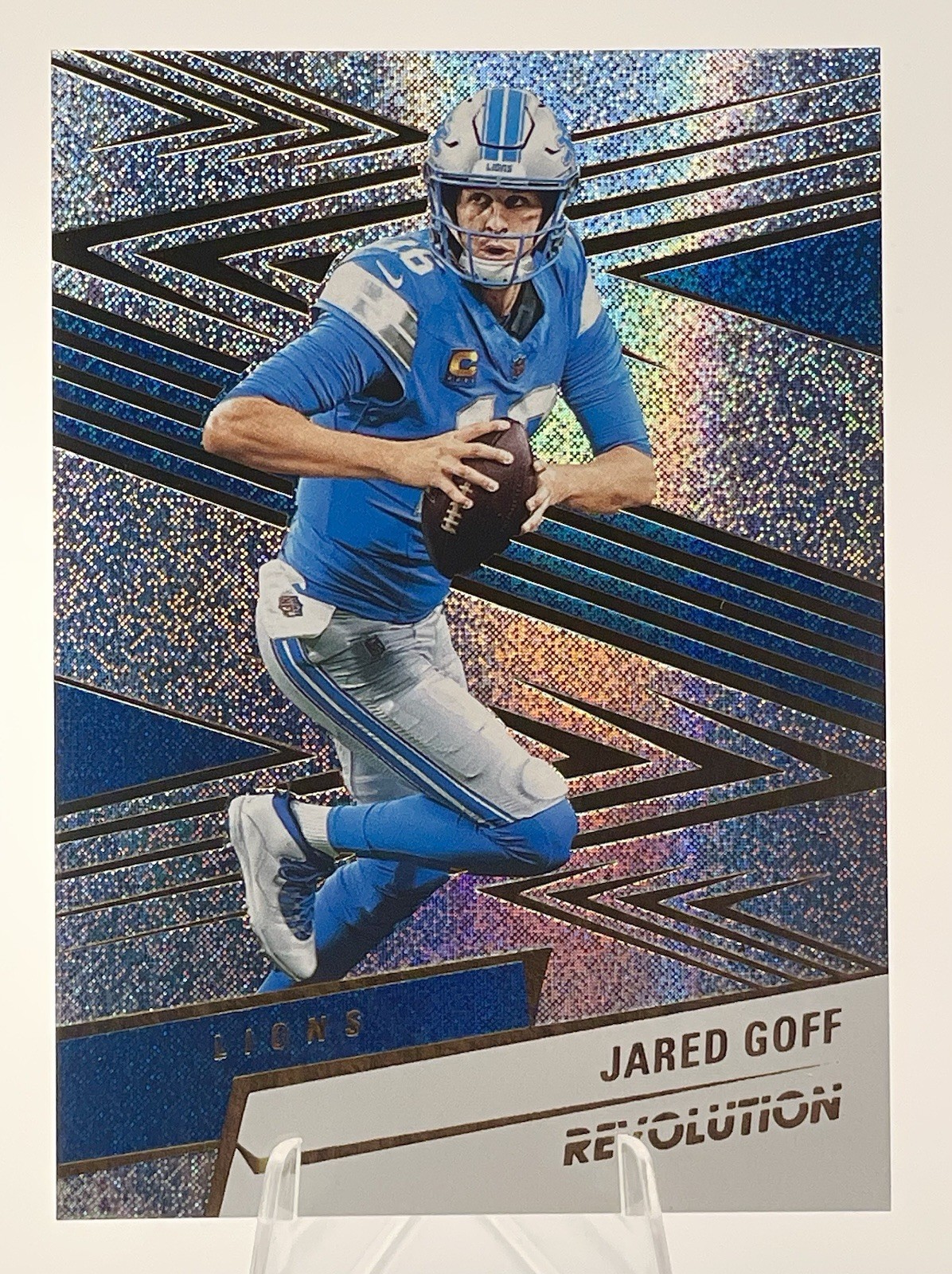 Jared Goff 2025 Panini Revolution #64 Neutron /30 - Detroit Lions QB
