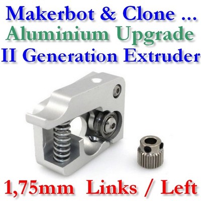 3D Printer Extruder Upgrade Edition Metal Makerbot Wanhao CTC Flashforge Left