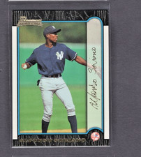 1999 BOWMAN GOLD FOIL PARALLEL MISSING SERIAL NUMBER #350 ALFONSO SORIANO SSP RC