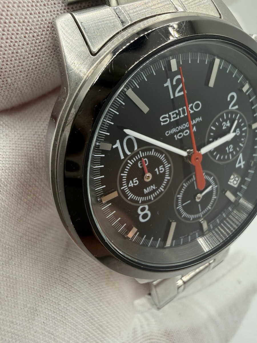 Seiko Men's Black Watch - 6T63-00A0 for sale online | eBay UK