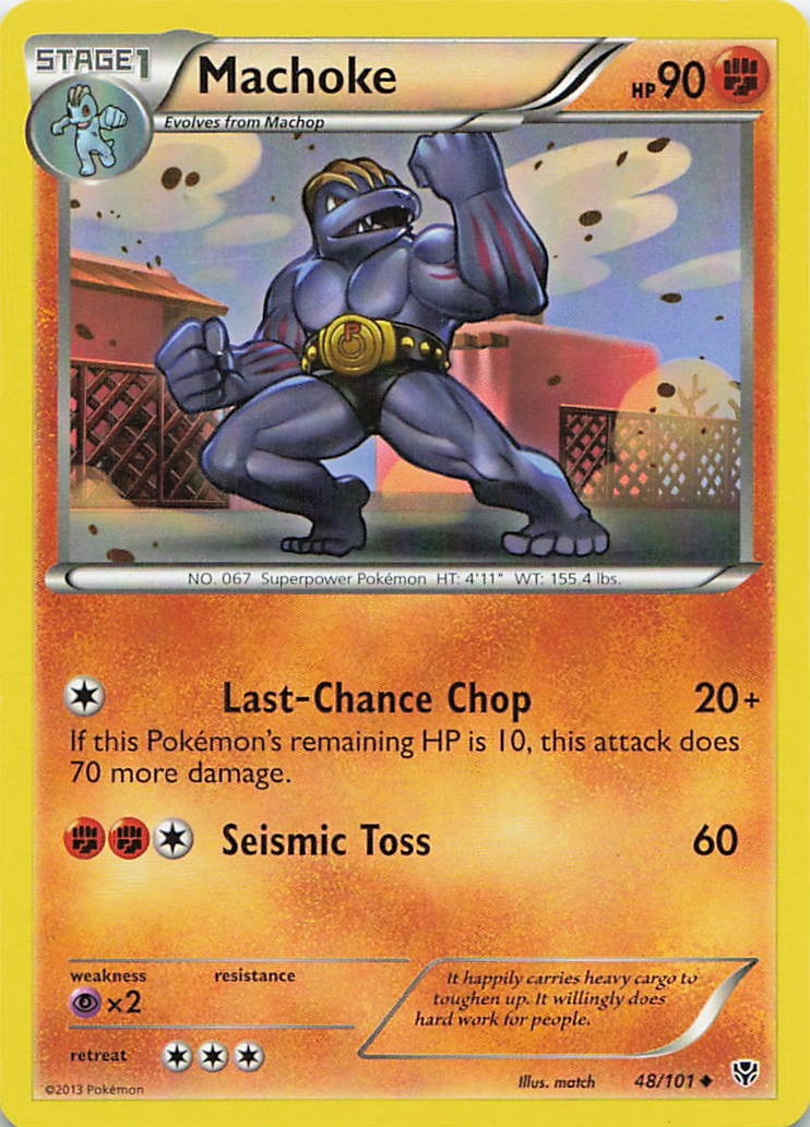 Machoke Uncommon Plasma Blast 48/101 LP match
