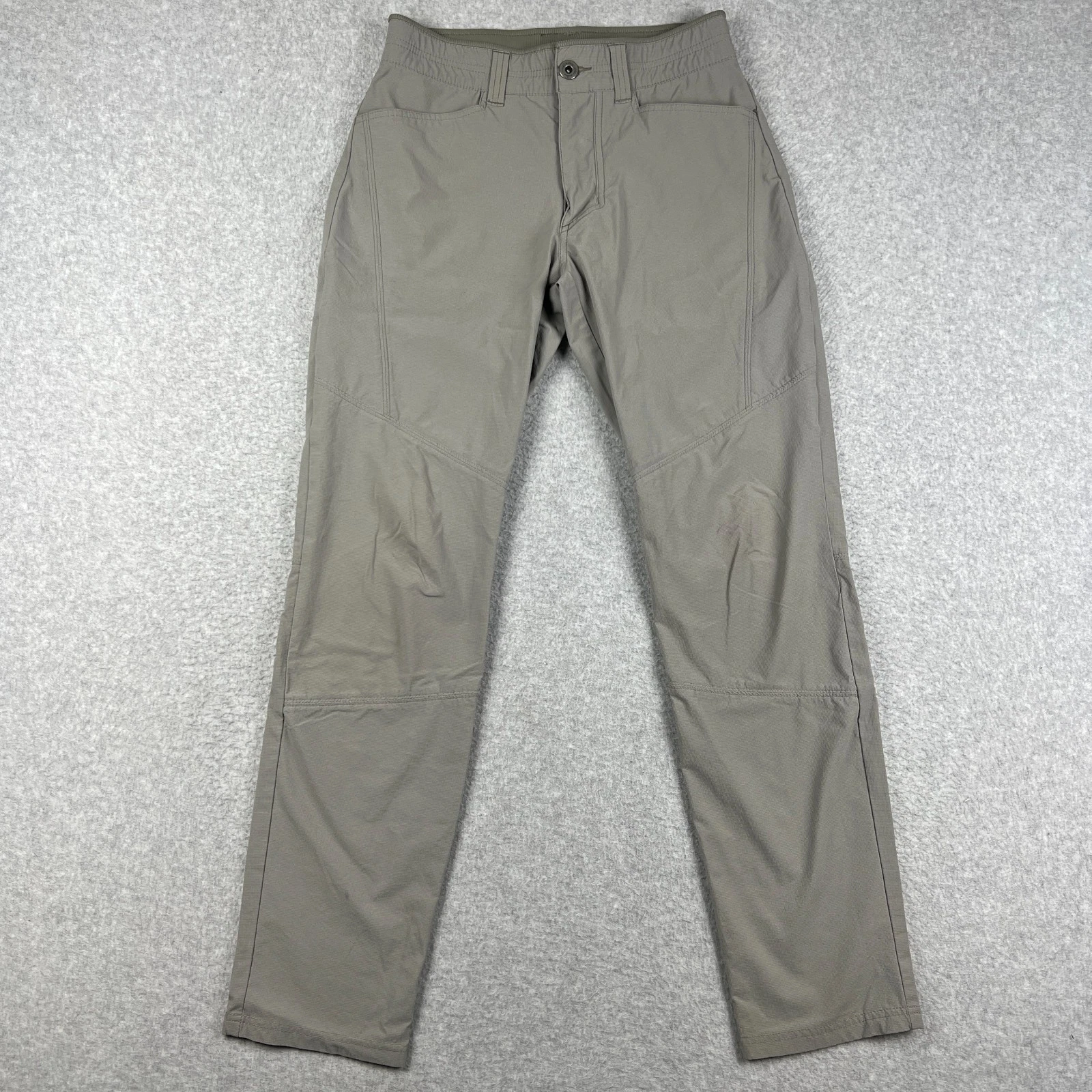 Kuhl Deceptr Pants Stretch Nylon Hiking 28x30 Mens Beige Outdoors Trail Camp