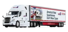 Die Cast Promotions 60-0587 1:64 Load One LLC Freightliner Cascadia with Trailer