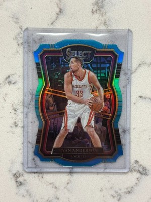 2017-18  Select - Premier Level Ryan Anderson  Light Blue Prizm Die-Cut /185